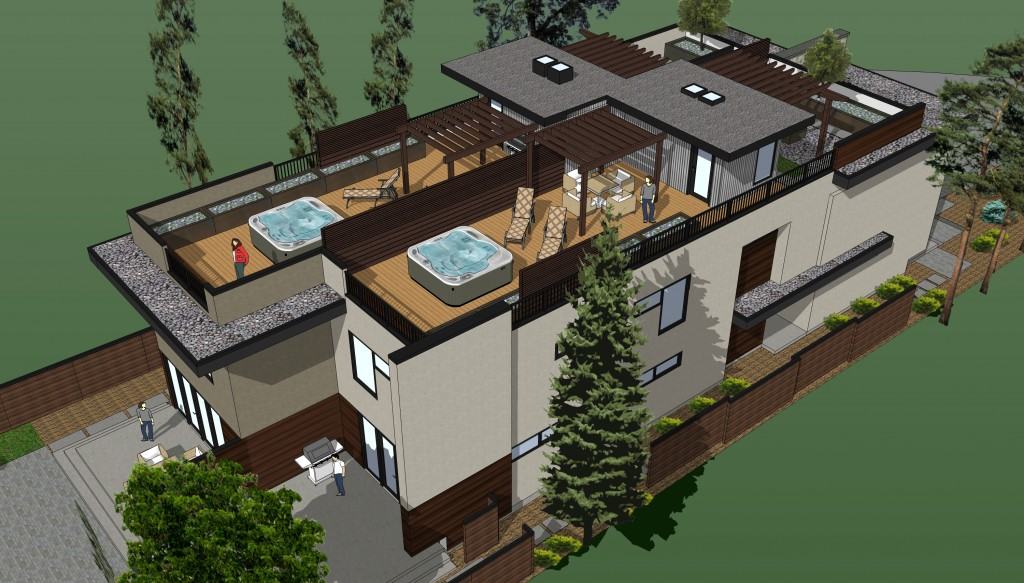 Energy efficient home under construction in Kelowna