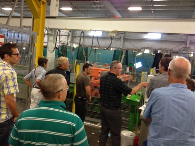 Touring the Cardinal Glass factory in Hood River OR