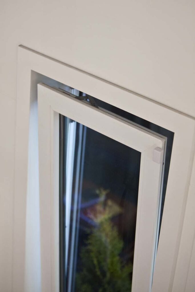Tilt and Turn window in laneway house