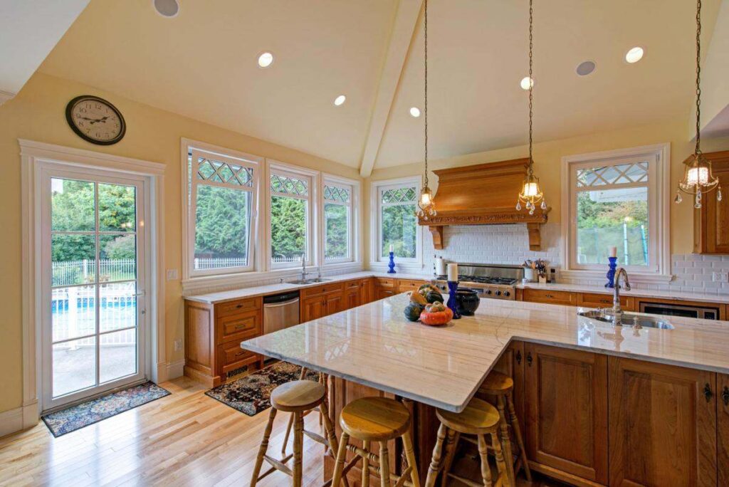 Windows instead of Cabinets Interior Design
