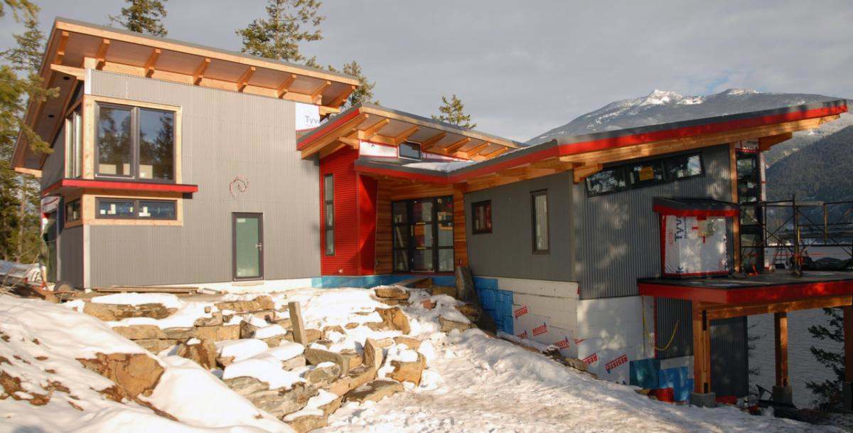 The Ridge in Kaslo BC featuring Innotech Windows