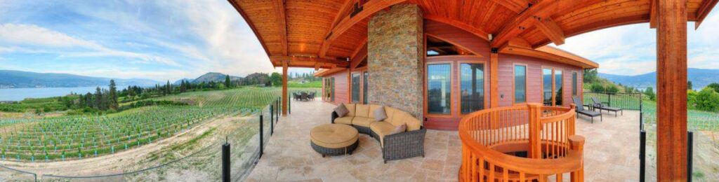 Panorama of Tilt and Turn Windows in BC Okanagan